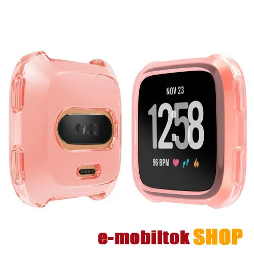 Okosóra szilikontok - RÓZSASZÍN - Fitbit Versa / Fitbit Versa Lite