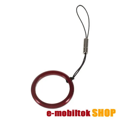 UNIVERZÁLIS fém ujjgyűrű - Biztos fogás készülékéhez - PIROS