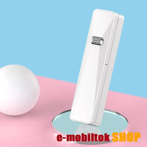 USAMS teleszkópos Selfie bot - FEHÉR - 3.5 mm jack csatlakozó, 360 fokban forgatható bölcső, LED selfie fénnyel, max. 73cm hosszú nyél, tripod állvánnyal is kompatibilis! - US-ZB051 - GYÁRI