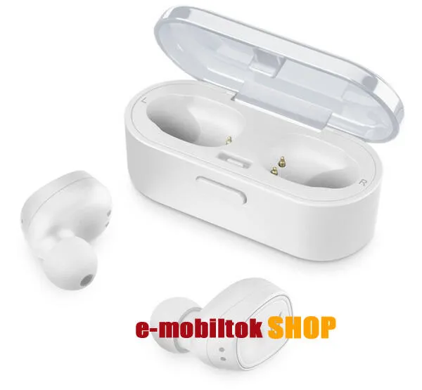 CELLULARLINE SHADOW TWS SZTEREO BLUETOOTH HEADSET - v5.0, ultrakönnyű, mikrofon, aktív zajszűrő, támogatja az fülhallgató külön használatát, töltőtok - FEHÉR - BTSHADOWTWSW - GYÁRI