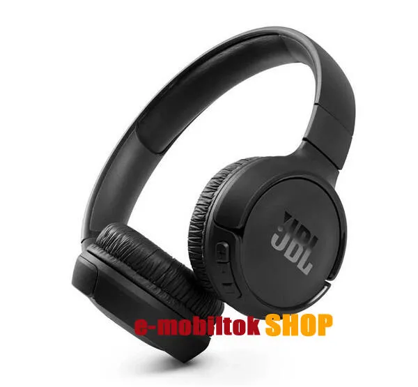 JBL TUNE 520BT bluetooth fejhallgató - FEKETE - sztereo, v5.3, mikrofon, multipoint, összehajtható - JBLT520BTBLK - GYÁRI