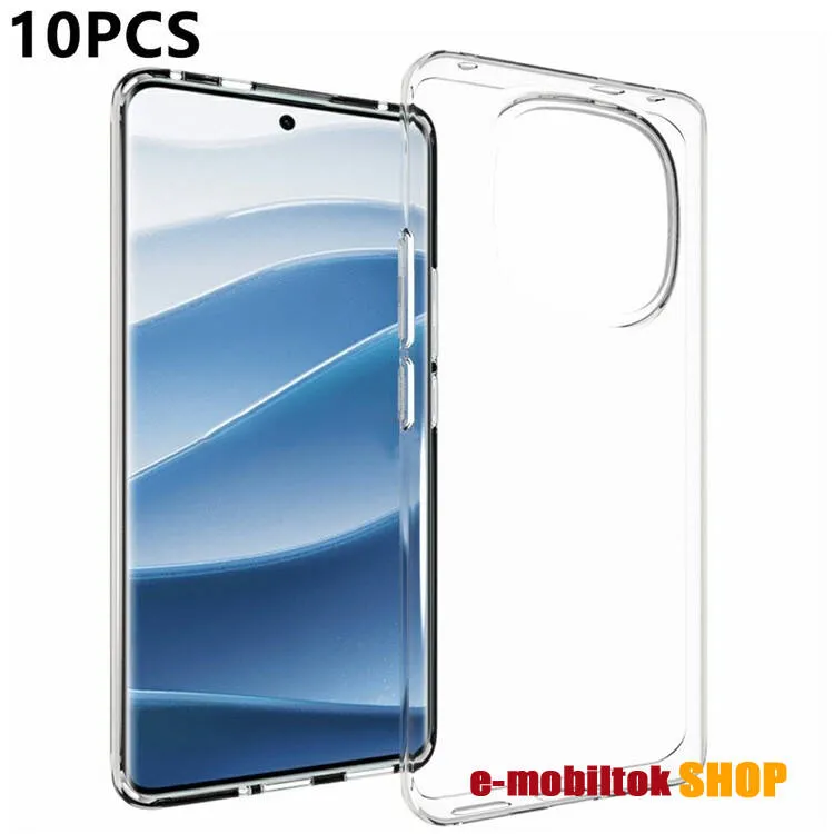 Xiaomi Redmi Note 14 Pro 5G, Note 14 Pro Plus 5G, Poco X7 5G, Telefontok, Szilikon, 1db, Átlátszó