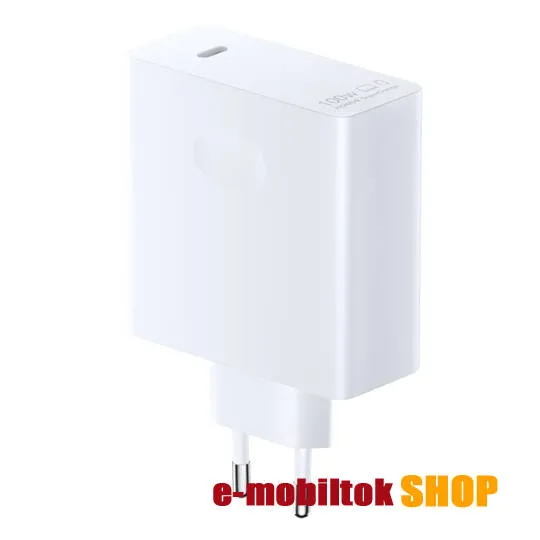 Honor SuperCharger GaN hálózati gyorstöltő Type-C aljzattal, 100W, max 20V/5A, 5503ABHA, Fehér, Gyári