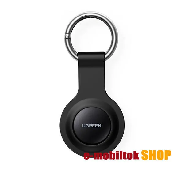 UGREEN Smart Tag, Bluetooth valós idejű nyomkövető, Kulcstartóra, Táskára, Autóba, CM520, Fekete