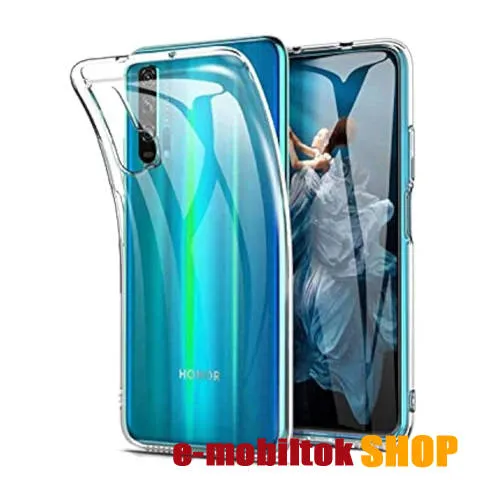 Honor 20 Pro, Telefontok, Szilikon, TPU, Átlátszó